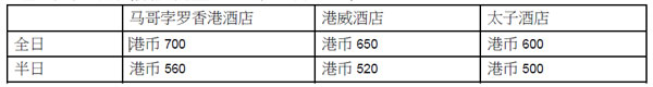 预订马哥孛罗酒店–香港会议住宿计划礼遇