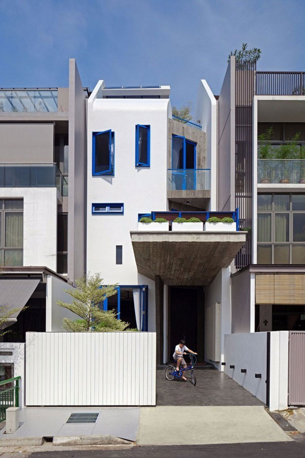 小而美！新加坡狭窄悠长住宅设计
