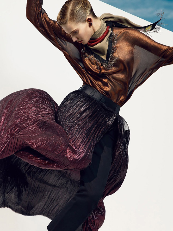 Sasha Luss《Vogue》中国版2014年6月号