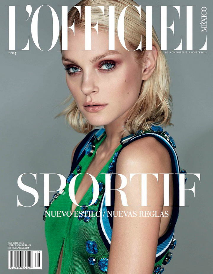 Jessica Stam《L’officiel》墨西哥版2014年6月号