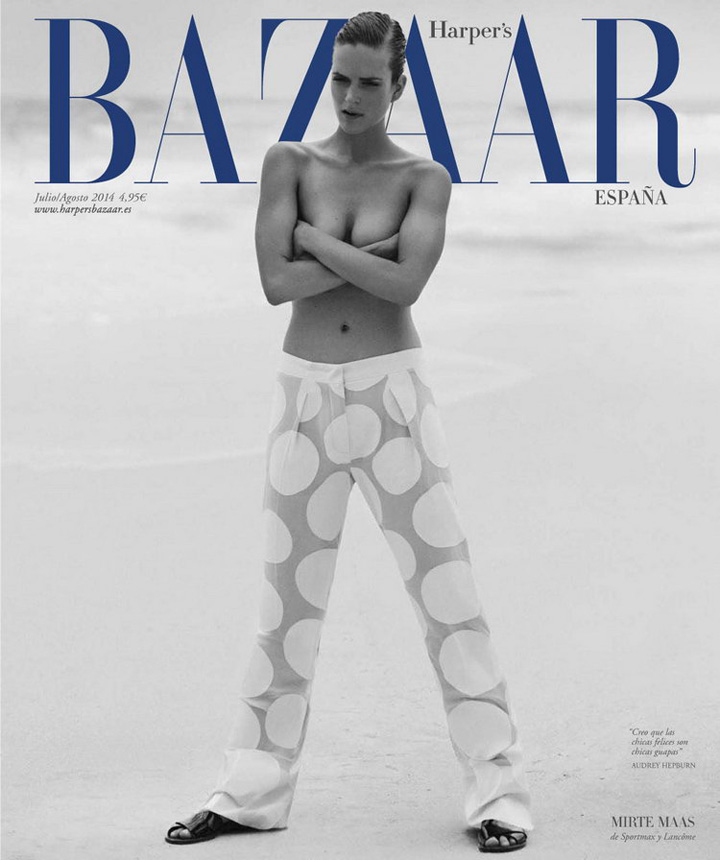 Mirte Maas《Harper’s Bazaar》西班牙版2014年7/8月号