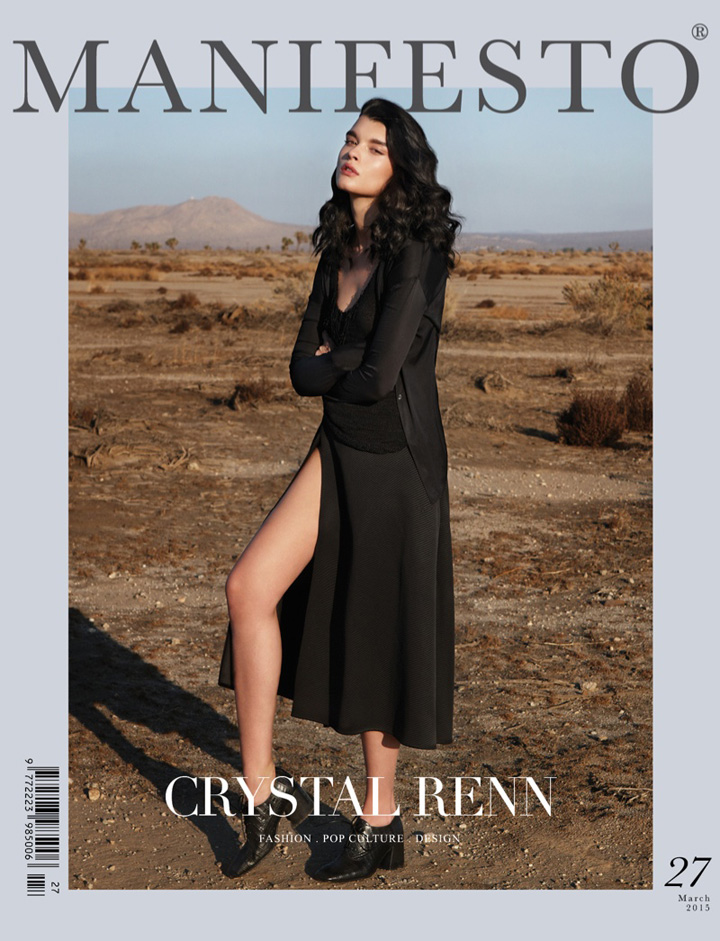 Crystal Renn《Manifesto》杂志2015年3月号