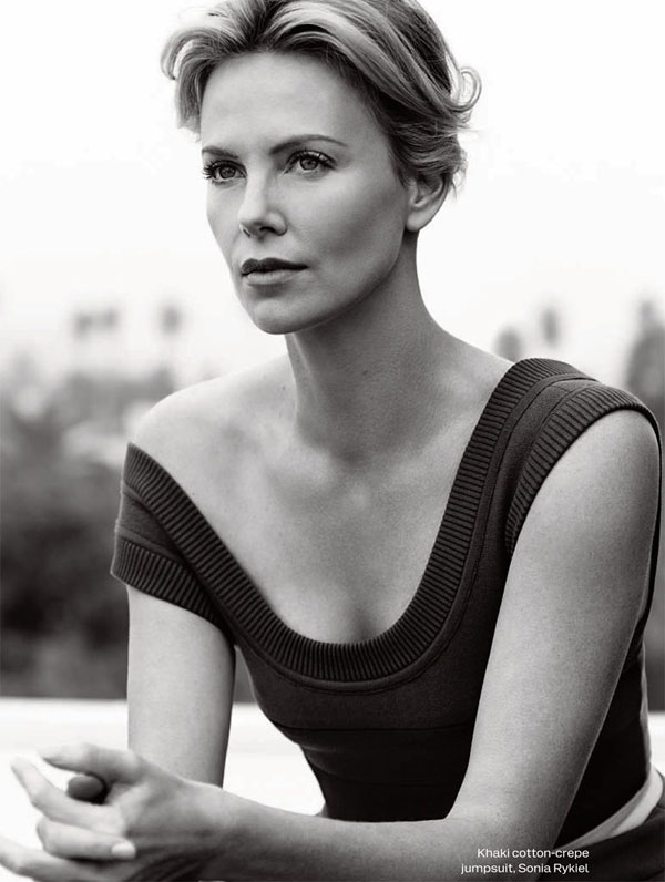 Charlize Theron《Elle》英国版2015年6月号