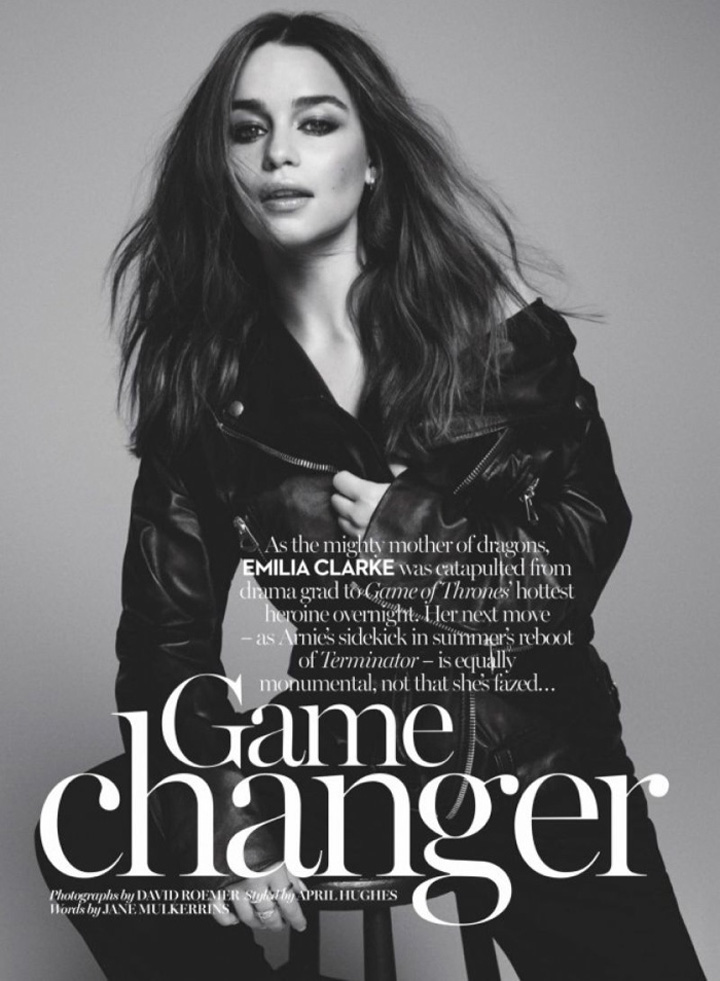 Emilia Clarke《Marie Claire》英國版2015年7月號