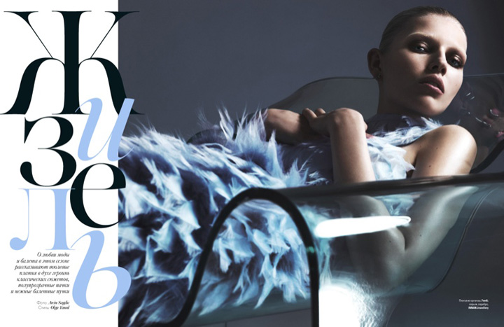 Ola Rudnicka《Vogue》乌克兰版2015年6月号