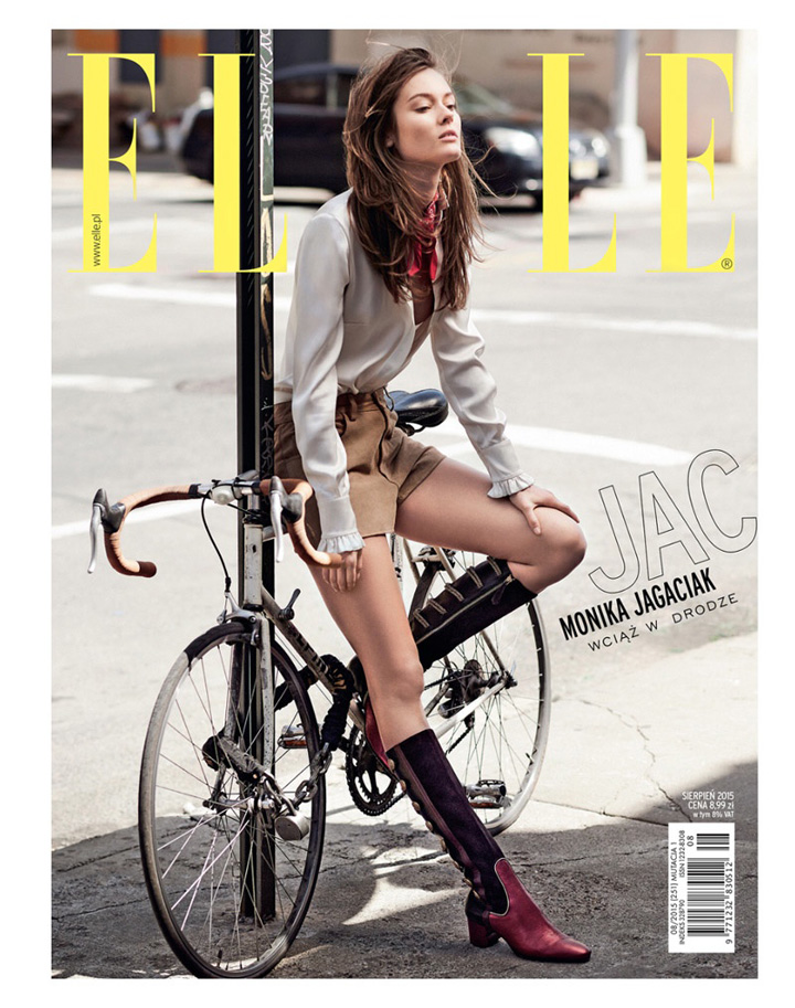 Jac Jagaciak《Elle》波兰版2015年8月号