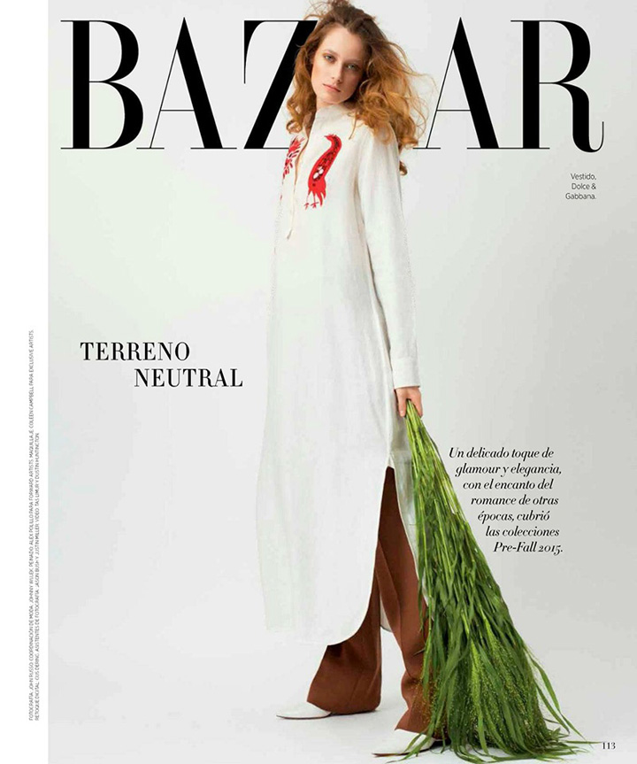 Thairine Garcia《Harper’s Bazaar》墨西哥版2015年8月号