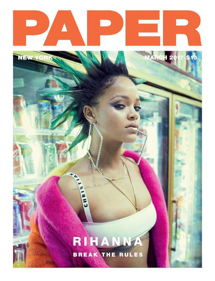 Rihanna《Paper》杂志2017年3月号