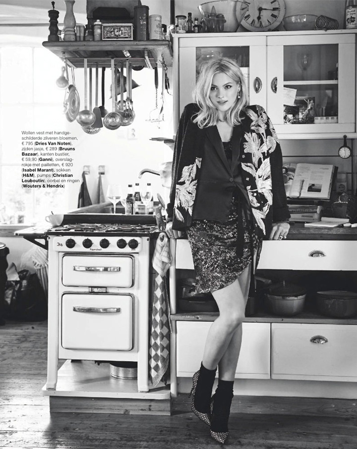 「波希米亚时尚」《Marie Claire》荷兰版2014年12月号