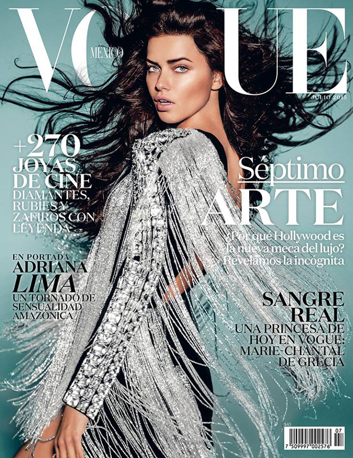Adriana Lima《Vogue》墨西哥版2015年7月号