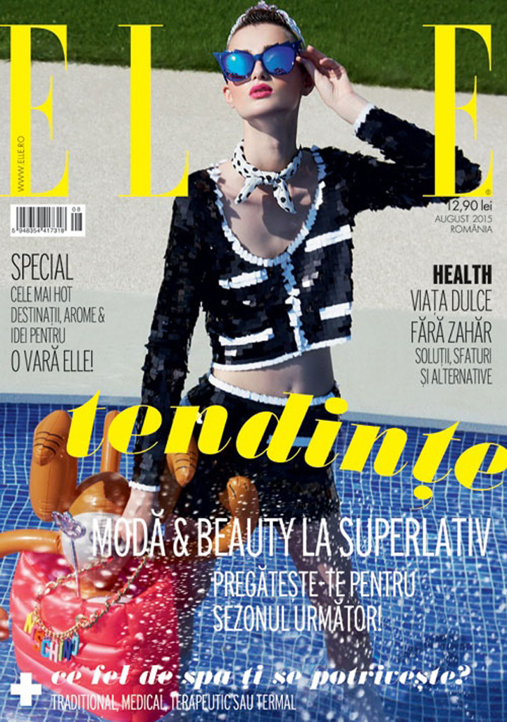 Georgiana《Elle》罗马尼亚版2015年8月号