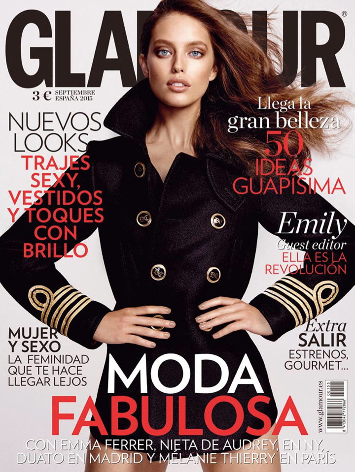 Emily DiDonato《Glamour》西班牙版2015年9月号