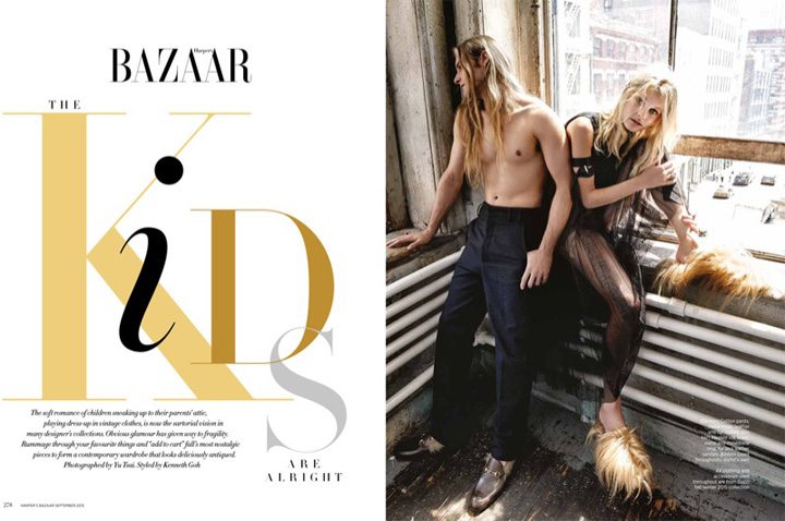 Patricia Van der Vliet《Harper’s Bazaar》新加坡版2015年9月号