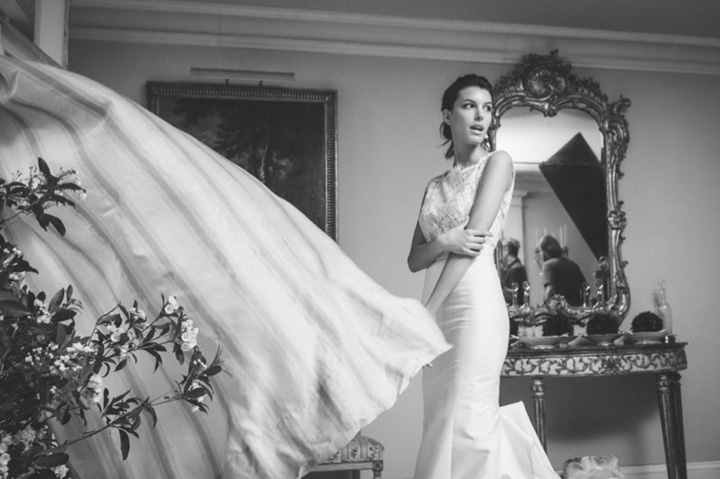Carolina Herrera 2016春夏婚纱系列广告大片