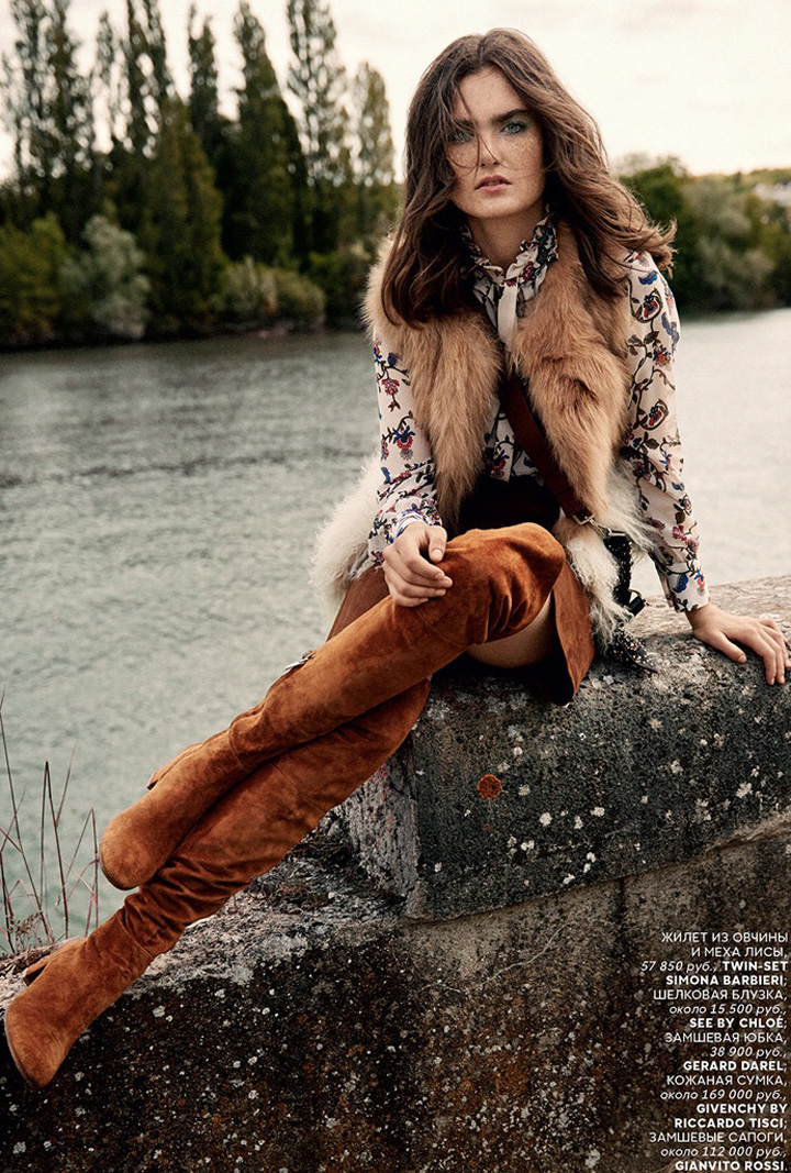 Mariia Kyianytsia《Vogue》俄罗斯版2015年10月号