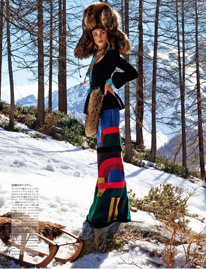 Anna Selezneva《Vogue》日本版2015年11月号
