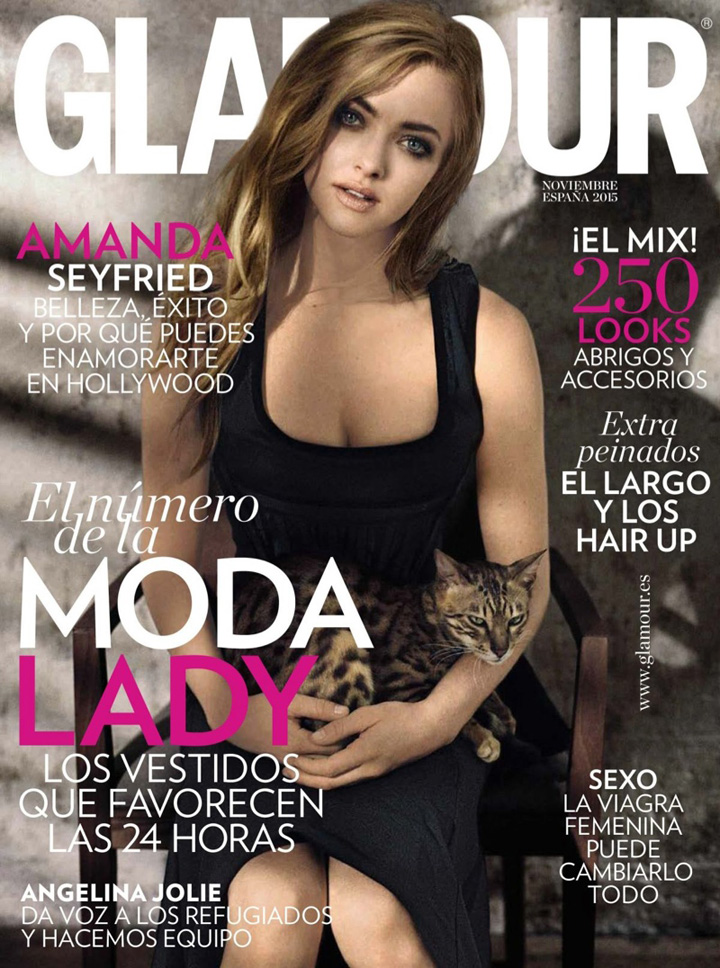 Amanda Seyfried《Glamour》西班牙版2015年11月号