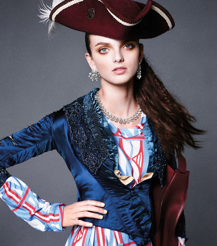 「海盗与公主」《Harper’s Bazaar》美国版2015年12月号