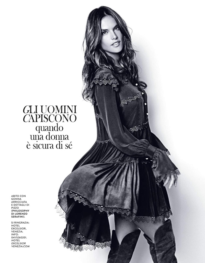 Alessandra Ambrosio《Grazia》意大利版2015年11月号