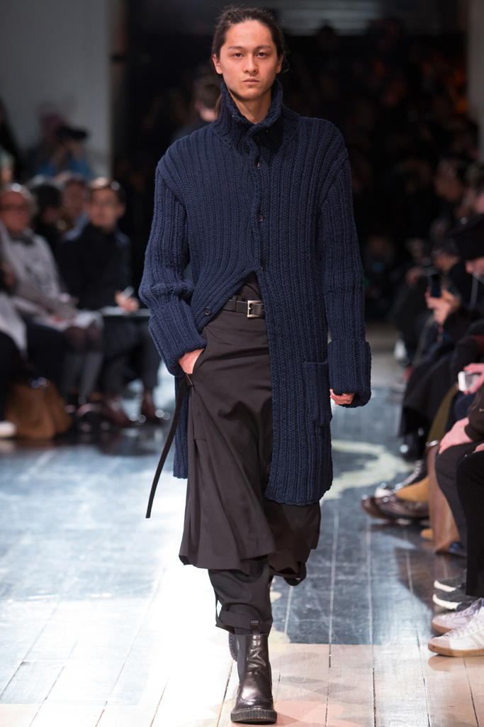 Yohji Yamamoto 2016秋冬男装流行发布