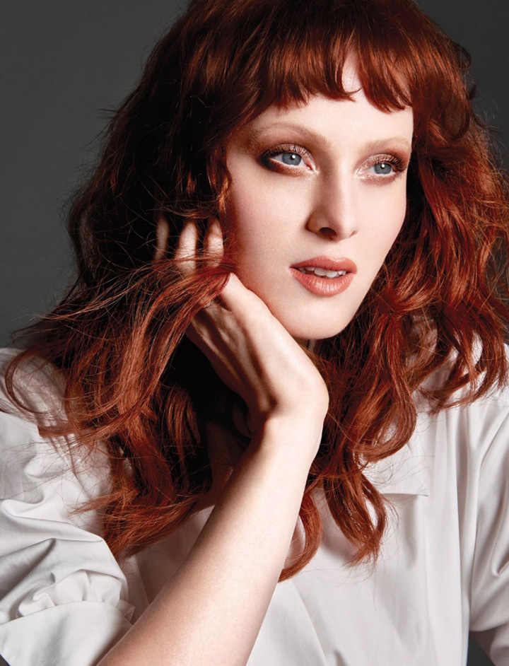 Karen Elson《Harper’s Bazaar》新加坡版2016年3月号