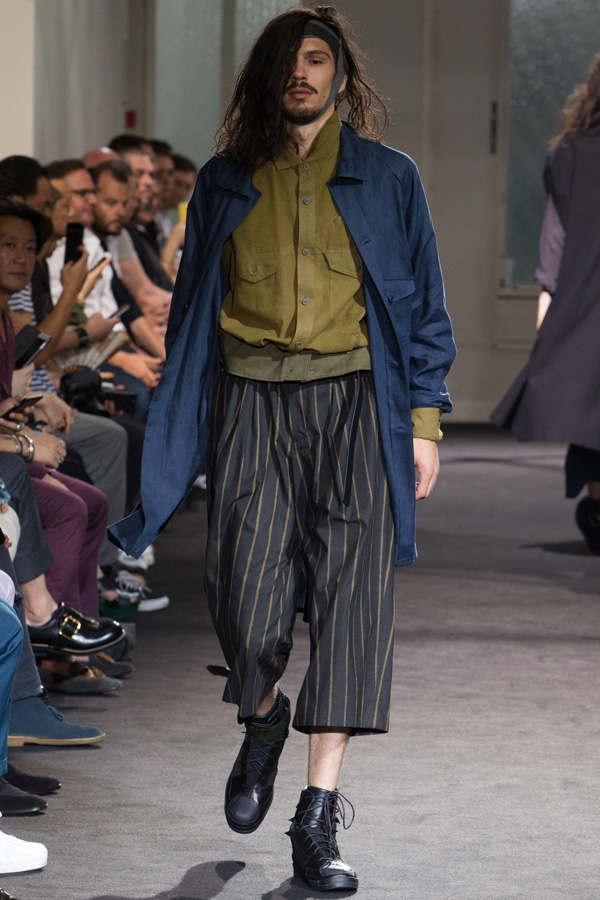 Yohji Yamamoto 2017春夏男装流行发布