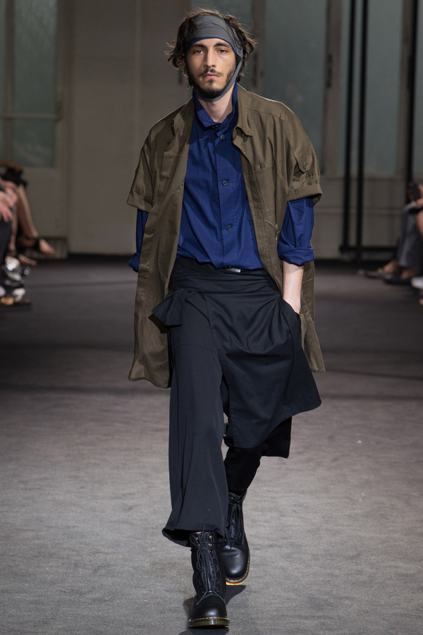 Yohji Yamamoto 2017春夏男装流行发布