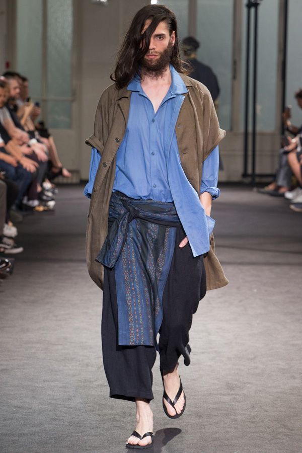 Yohji Yamamoto 2017春夏男装流行发布