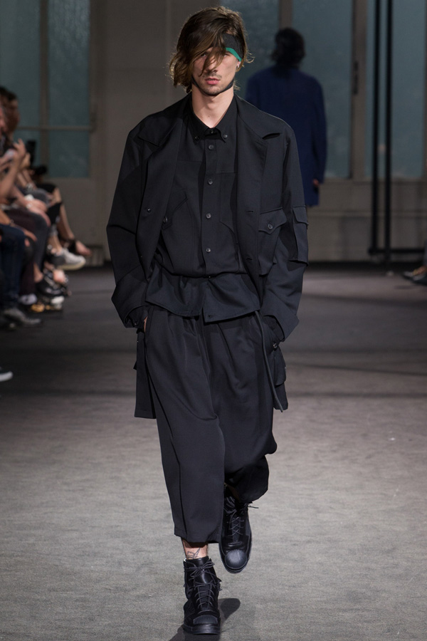 Yohji Yamamoto 2017春夏男装流行发布