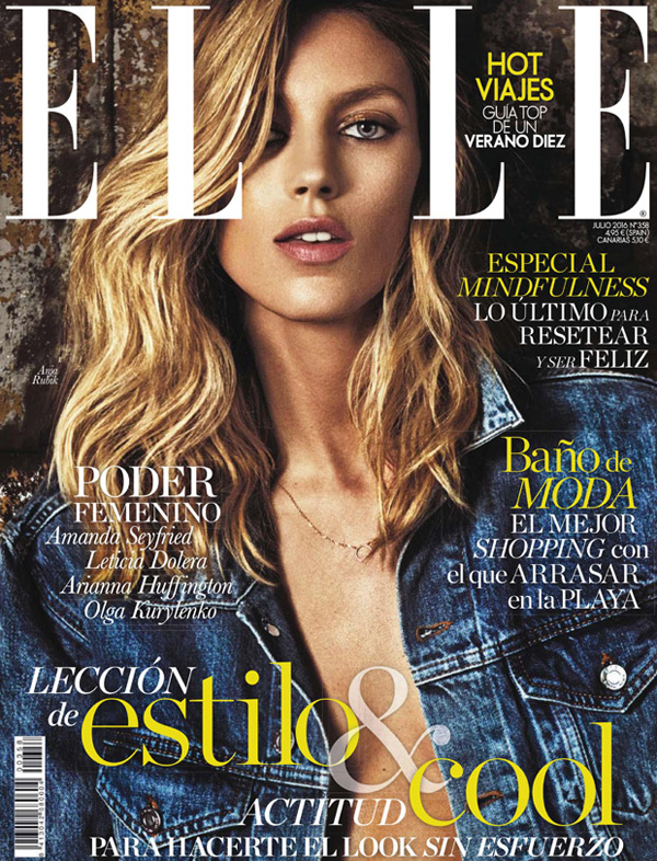 Anja Rubik《Elle》西班牙版2016年7月号