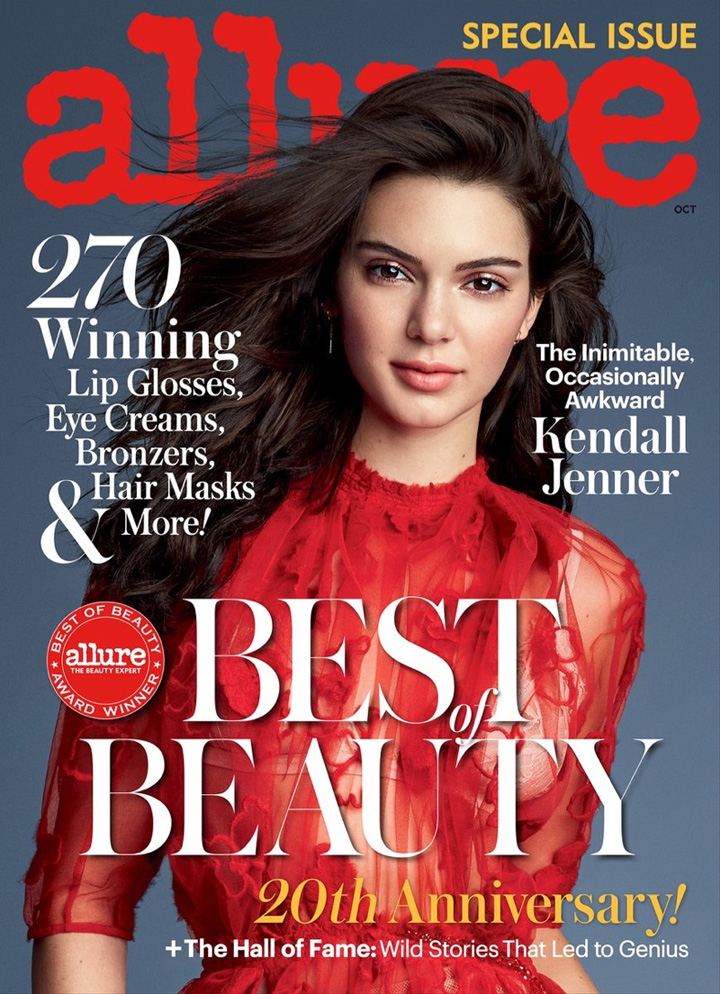 Kendall Jenner《Allure》杂志2016年10月号