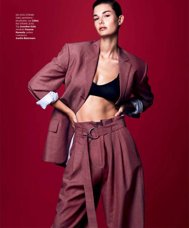 Ophelie Guillermand《Harper’s Bazaar》塞尔维亚版2017年4月号