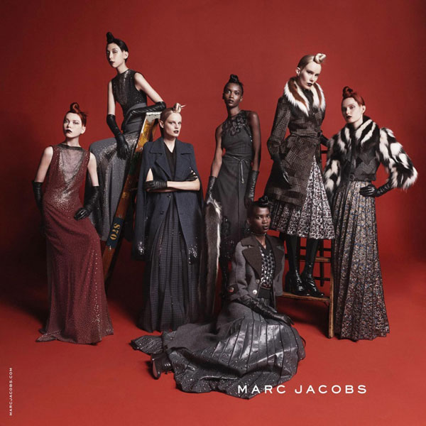 七位模特共同演绎Marc Jacobs秋冬广告