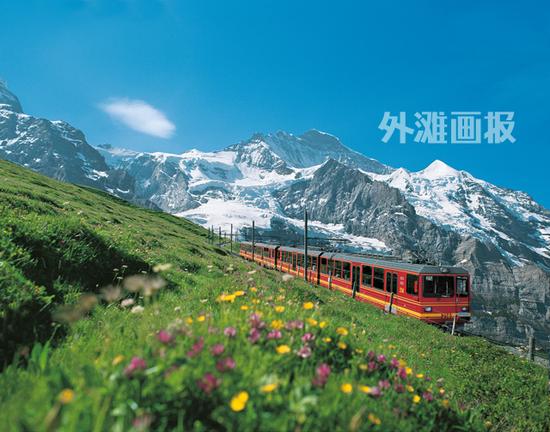 少女峰铁路永远位列世界最美火车景致前三甲