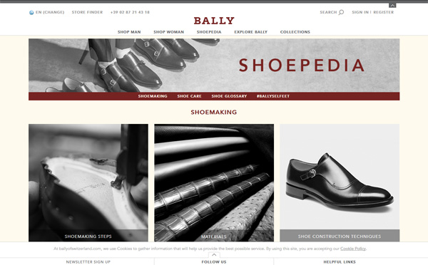 Bally 在线平台Shoepedia正式上线