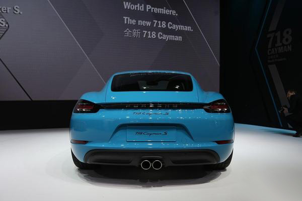 保时捷718 Cayman 北京车展全球首发