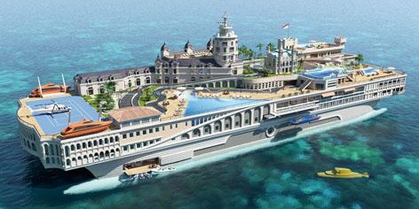 【世界最豪华游艇】摩纳哥大街_世界上最豪华的私人游艇 造价7亿英镑