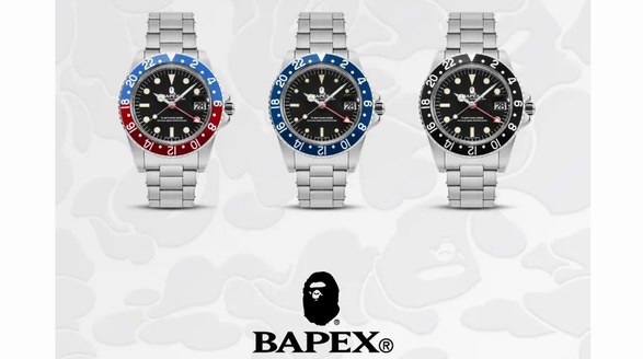 多面风格，自在闪耀 全新CLASSIC TYPE 2 BAPEX 腕表系列