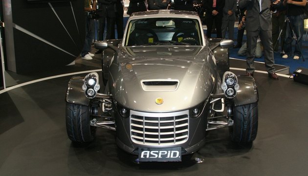 Aspid Sportscar双座祼露车轮风格的敞篷跑车