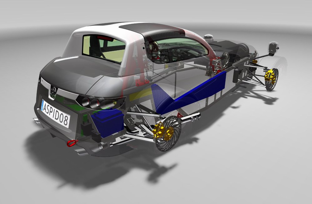 来自巴塞罗纳的布加迪——Aspid Sportscar,西班牙IFR独特造型敞篷跑车