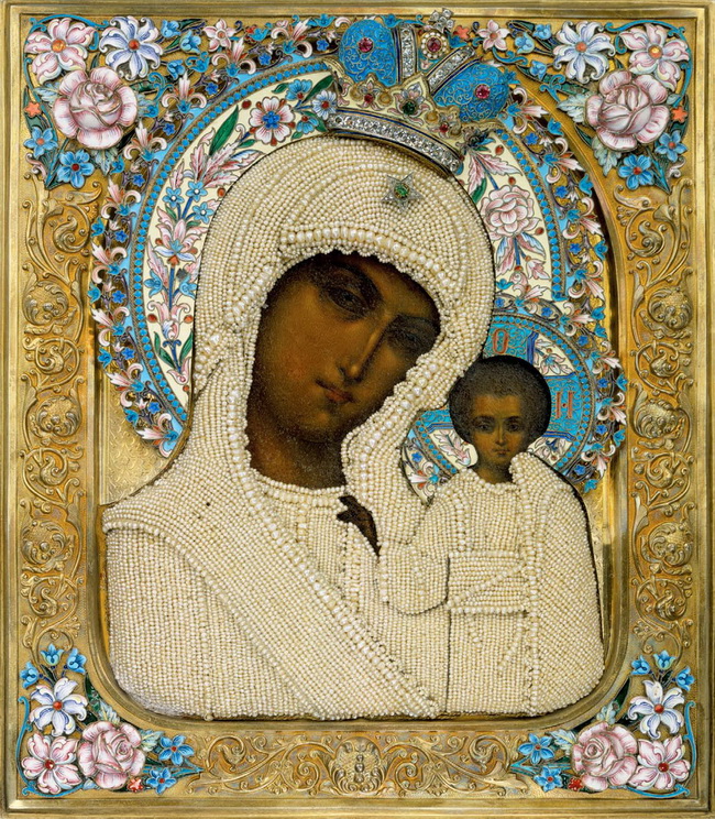 “喀山圣母”像.