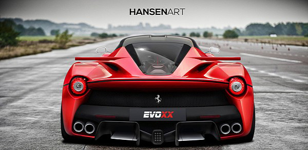 法拉利赛道版「LaFerrari EVOXX」设计图发布